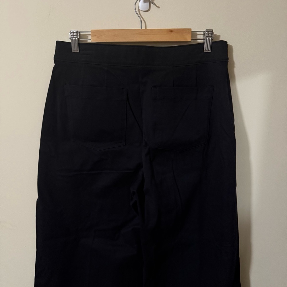 Spanx Black Womens Pull on Pants Size LARGE TALL Faux Front Pockets - Picture 5 of 9